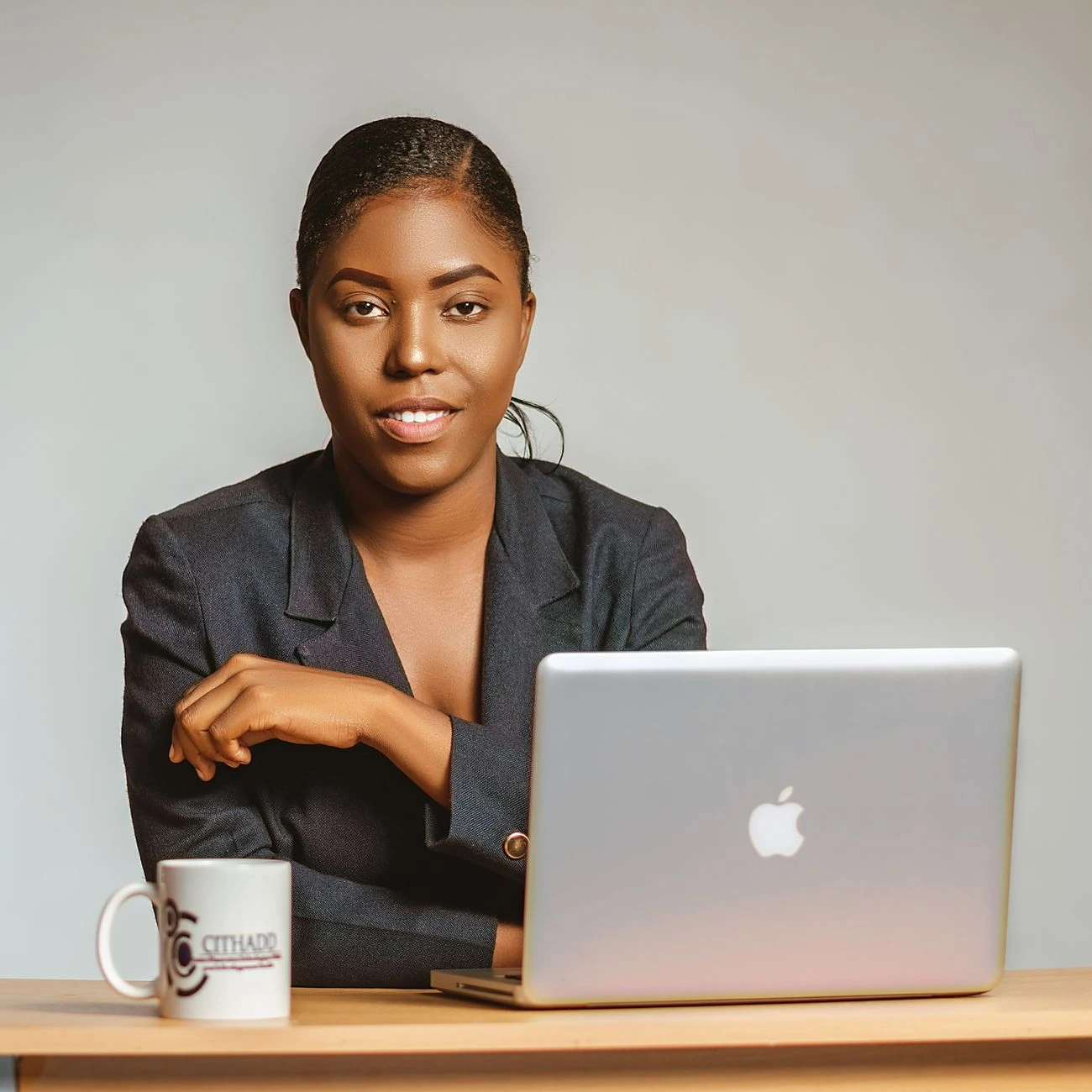 busy professional in office